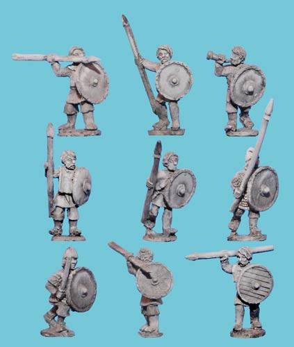 Welsh Spearmen with Command